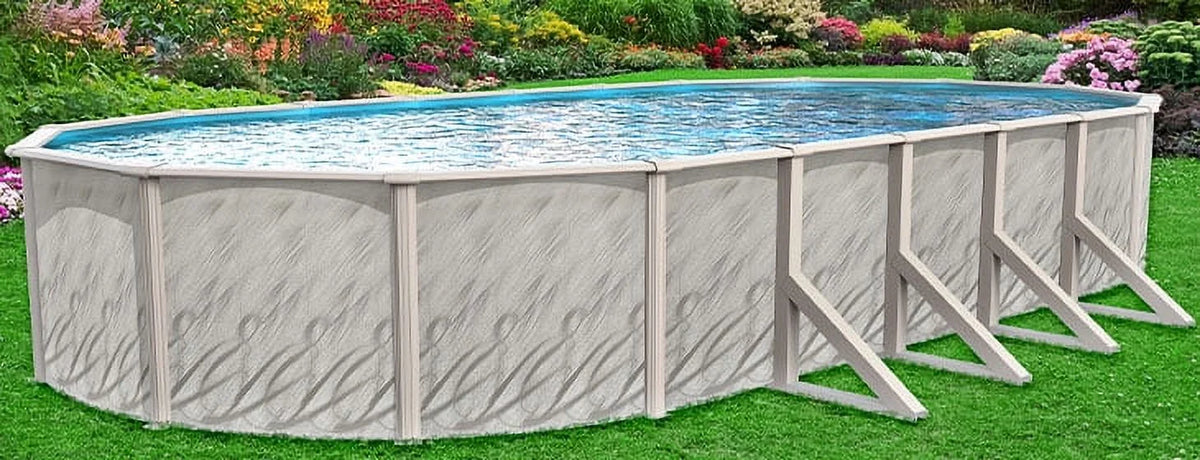 12' x 24' x 52 Oval Above-Ground Swimming Pool H2692
