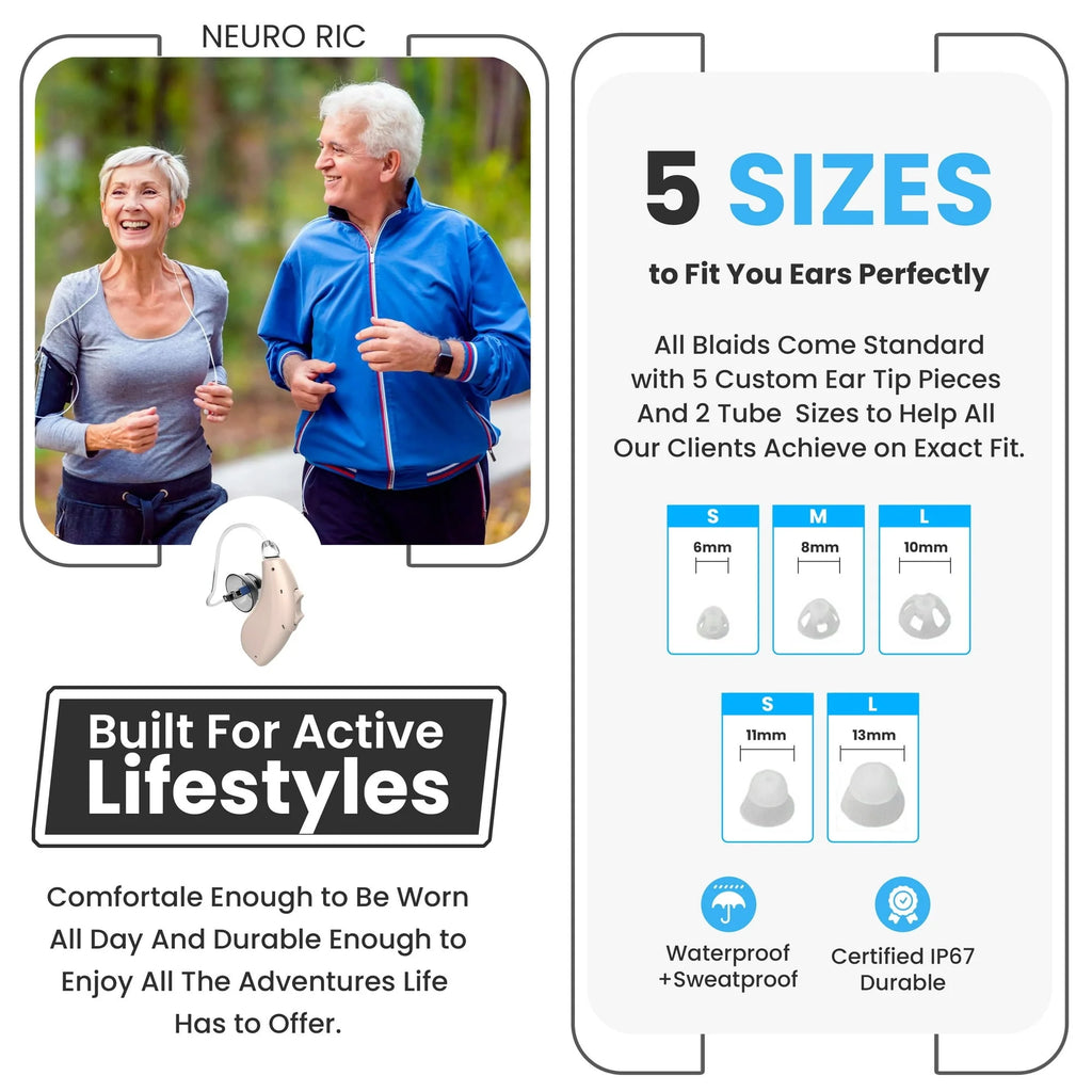 Rechargeable RIC Hearing Aids T351