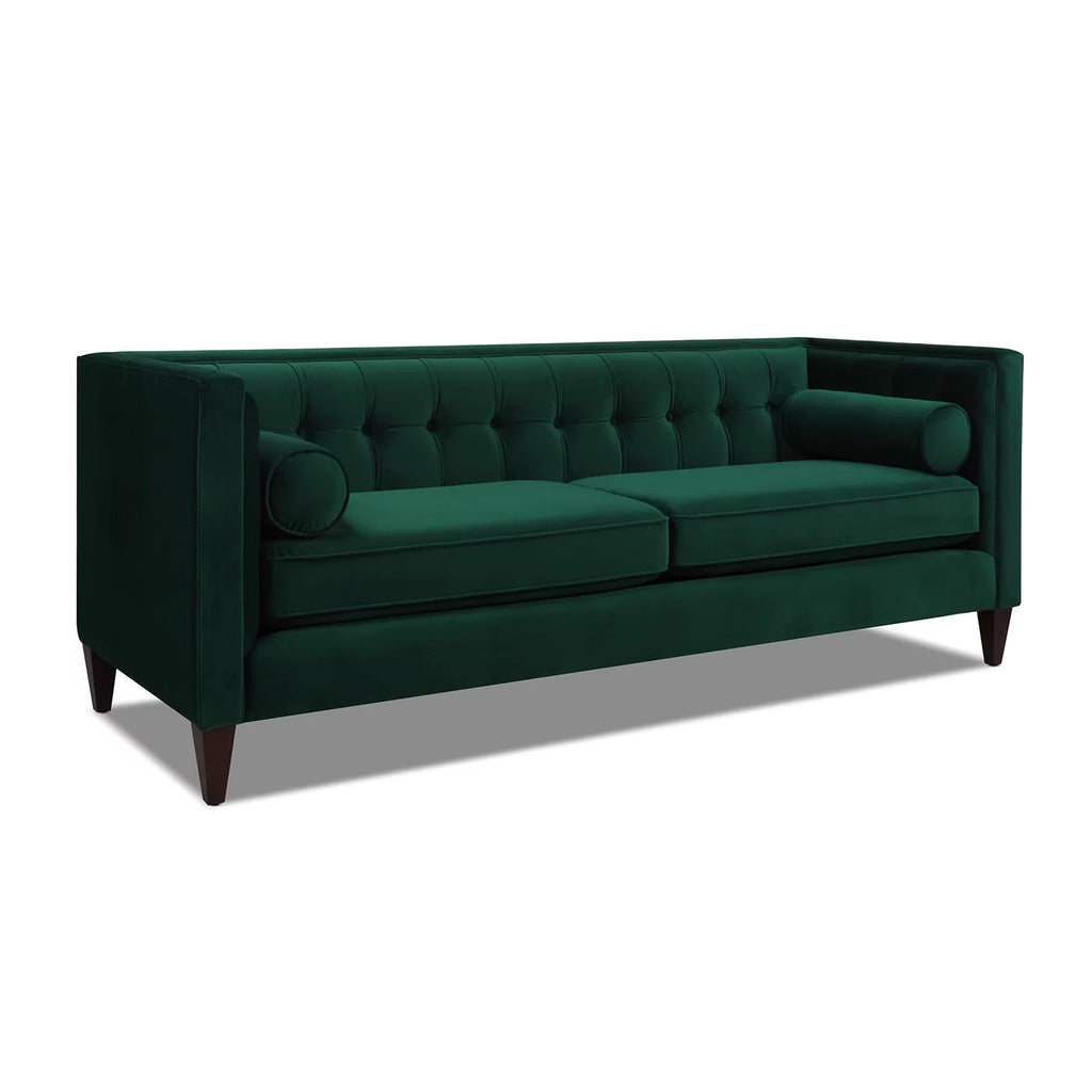 84" Tufted Tuxedo Sofa Double Cushion G941