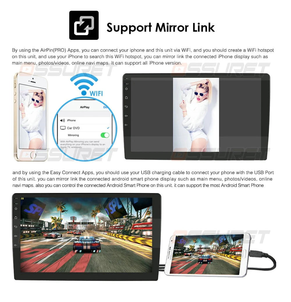 9 Touch Screen 2+32GB GPS Navigation Android 12 Car Stereo Radio R210