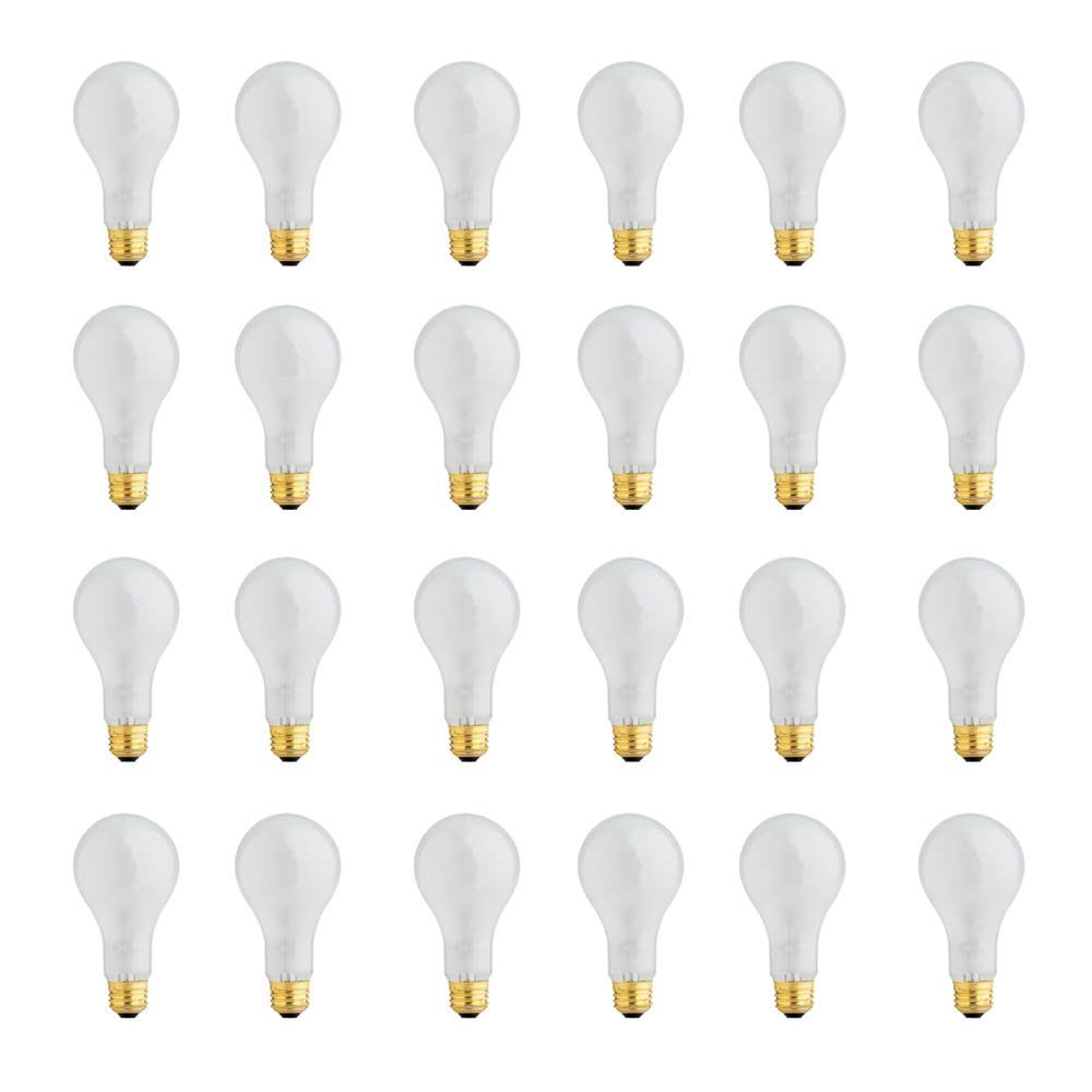 150-Watt Soft White Incandescent Light Bulb 24-Pack G843