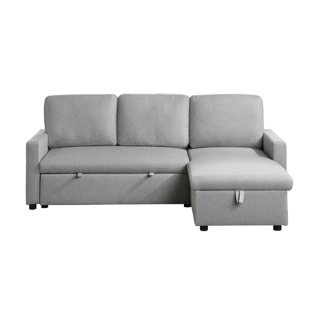 Sleeper Sectional Sofa with Reversible Chaise I798