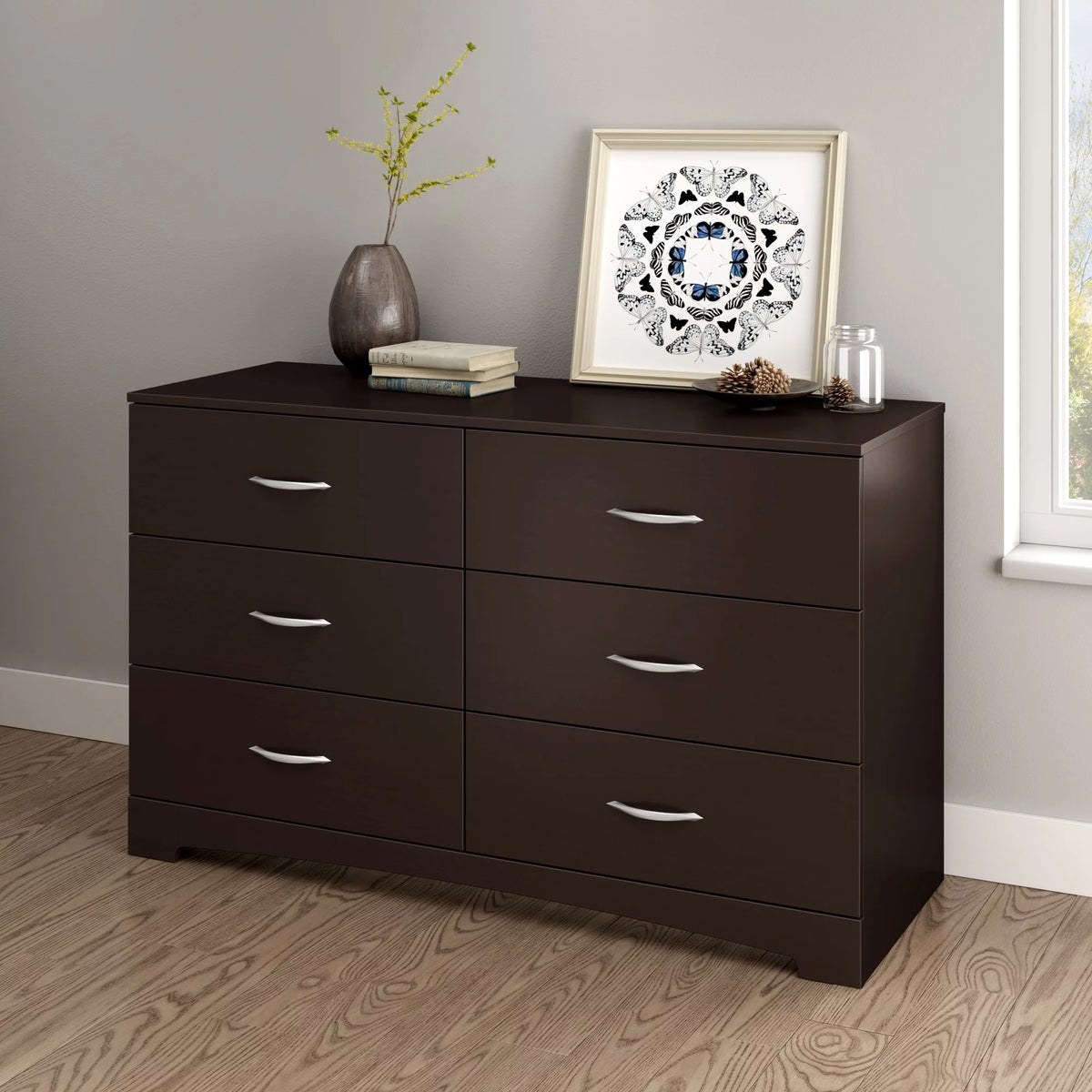 Gray Oak Dresser L36915