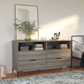 Weathered Oak Wide Dresser C488153