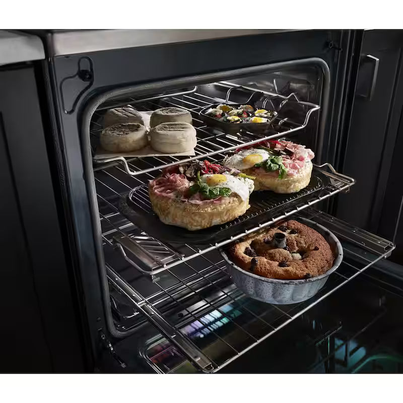 5.8 cu. ft. Gas Range with Self-Cleaning Oven in Stainless Steel P1696