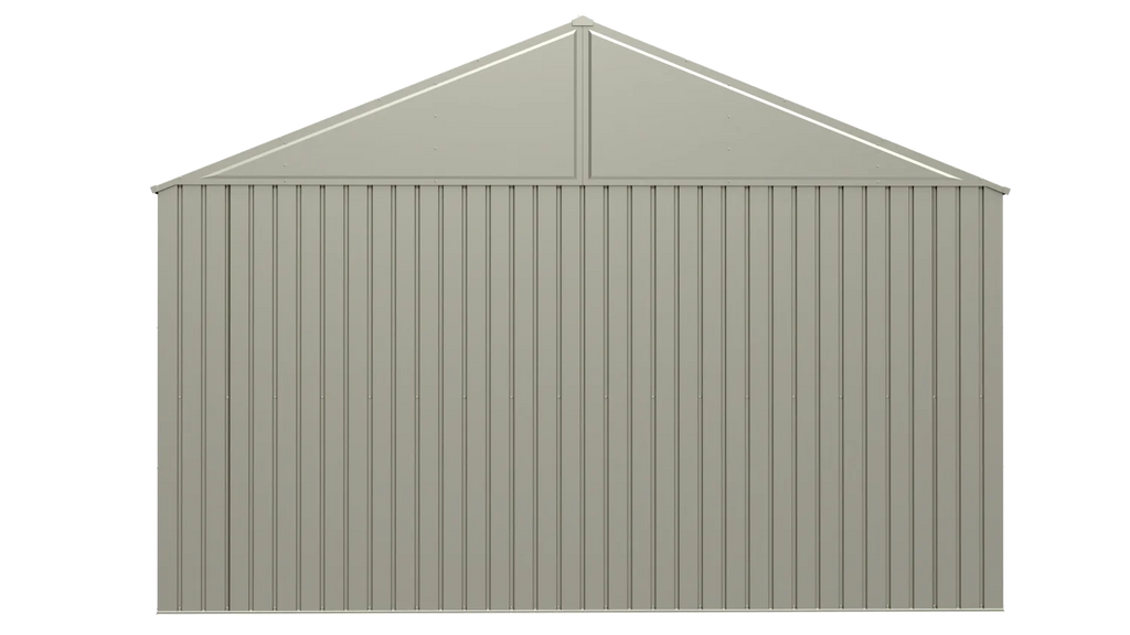 Steel Storage Shed 12x14 Cool Grey S262108