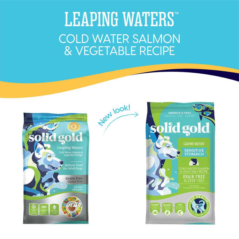 Solid Gold Leaping Waters Cold Water Salmon Dry Dog Food C36345