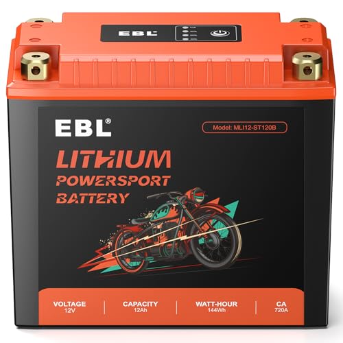 12V 18Ah Lithium Motorcycle Battery with BMS F135