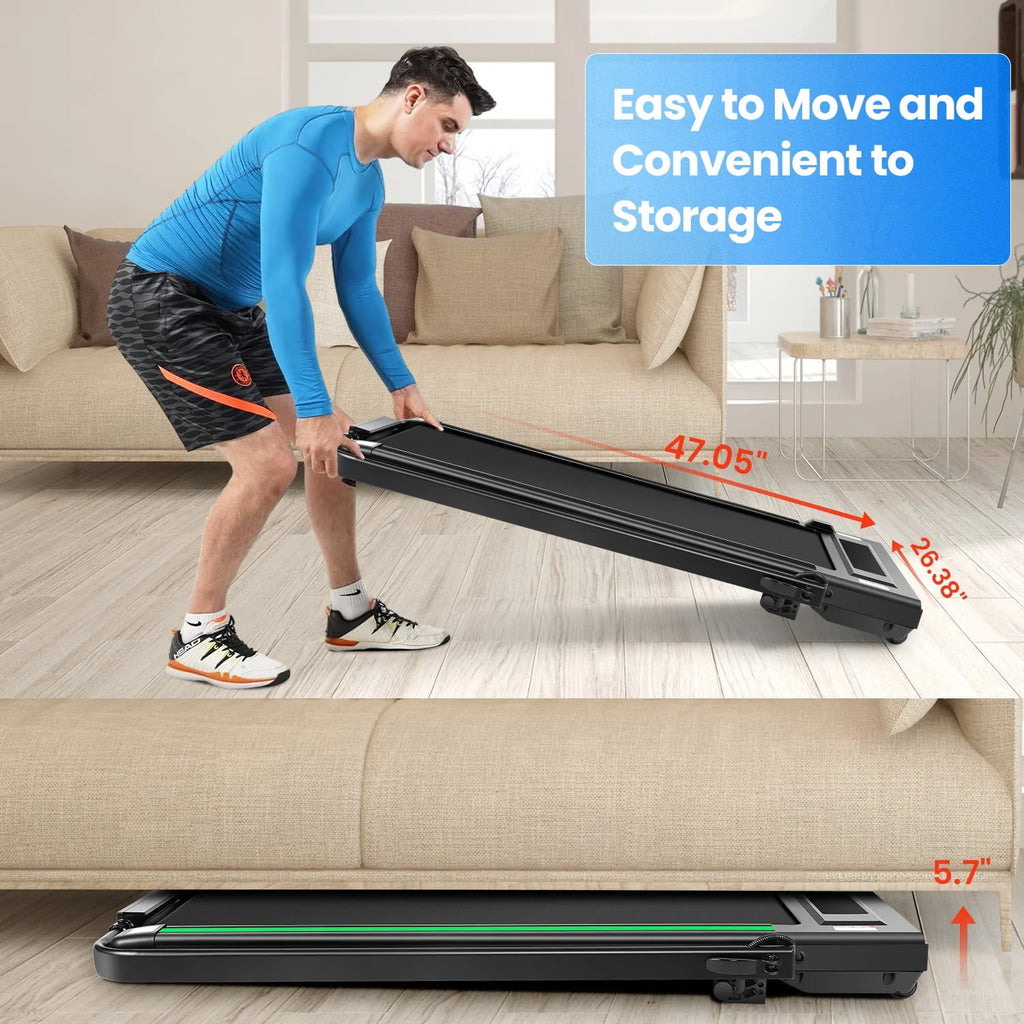 Folding Walking Pad Treadmill with Remote Control F452