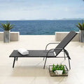 Black Long Reclining Single Chaise H95509