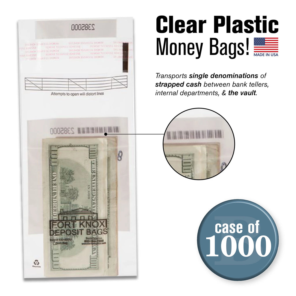 Cash Strap Bags Case of 1000 X886224