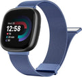Metal Band for Fitbit Sense 2 / Sense, Versa 4 / Versa 3, Stainless Steel Mesh Magnetic Bracelet Strap O409