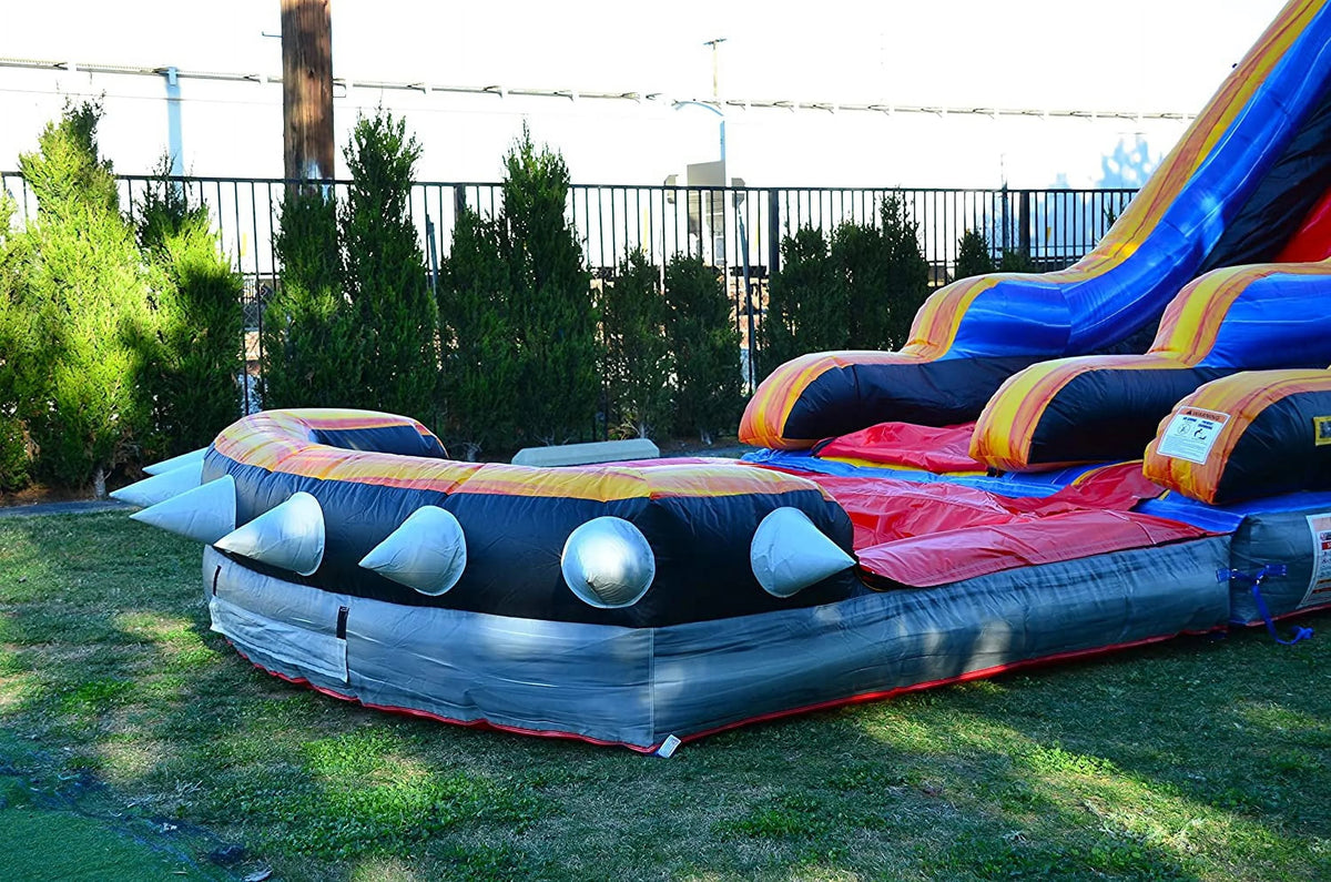Commercial Grade Inflatable Water Slide with Blower and Pool Z34631