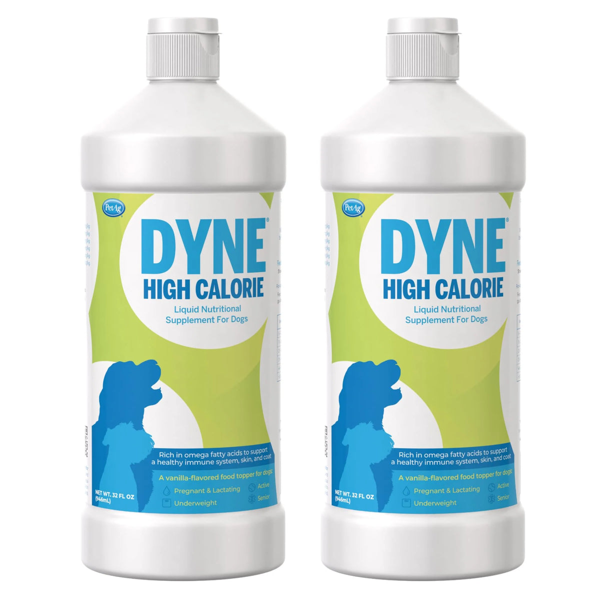 High Calorie Liquid Nutritional Supplement for Dogs & Puppies 32 oz Pack of 2 I760018