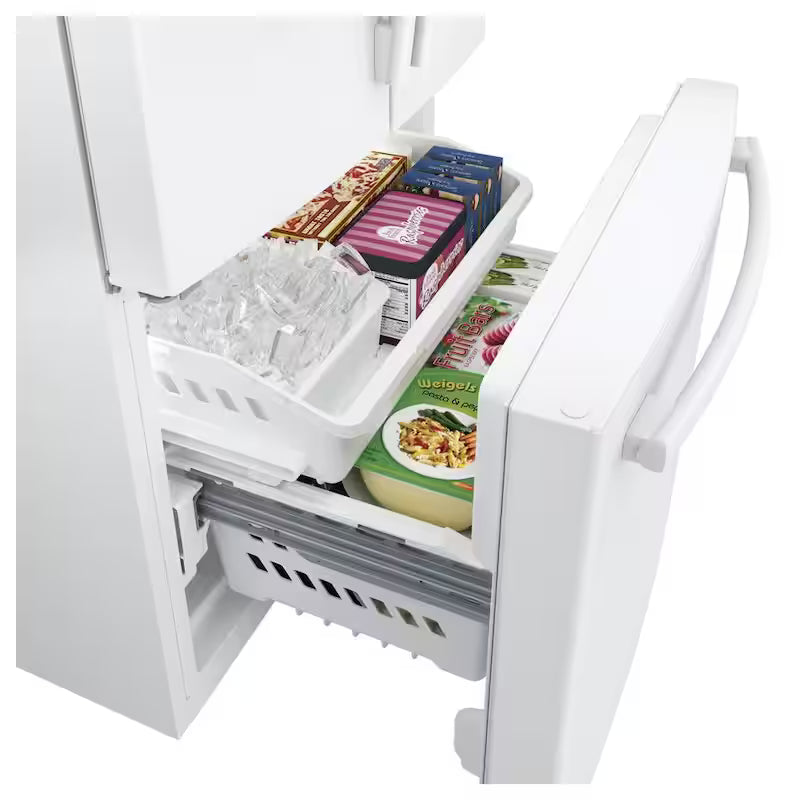 24.7 cu. ft. French Door Refrigerator in White H429