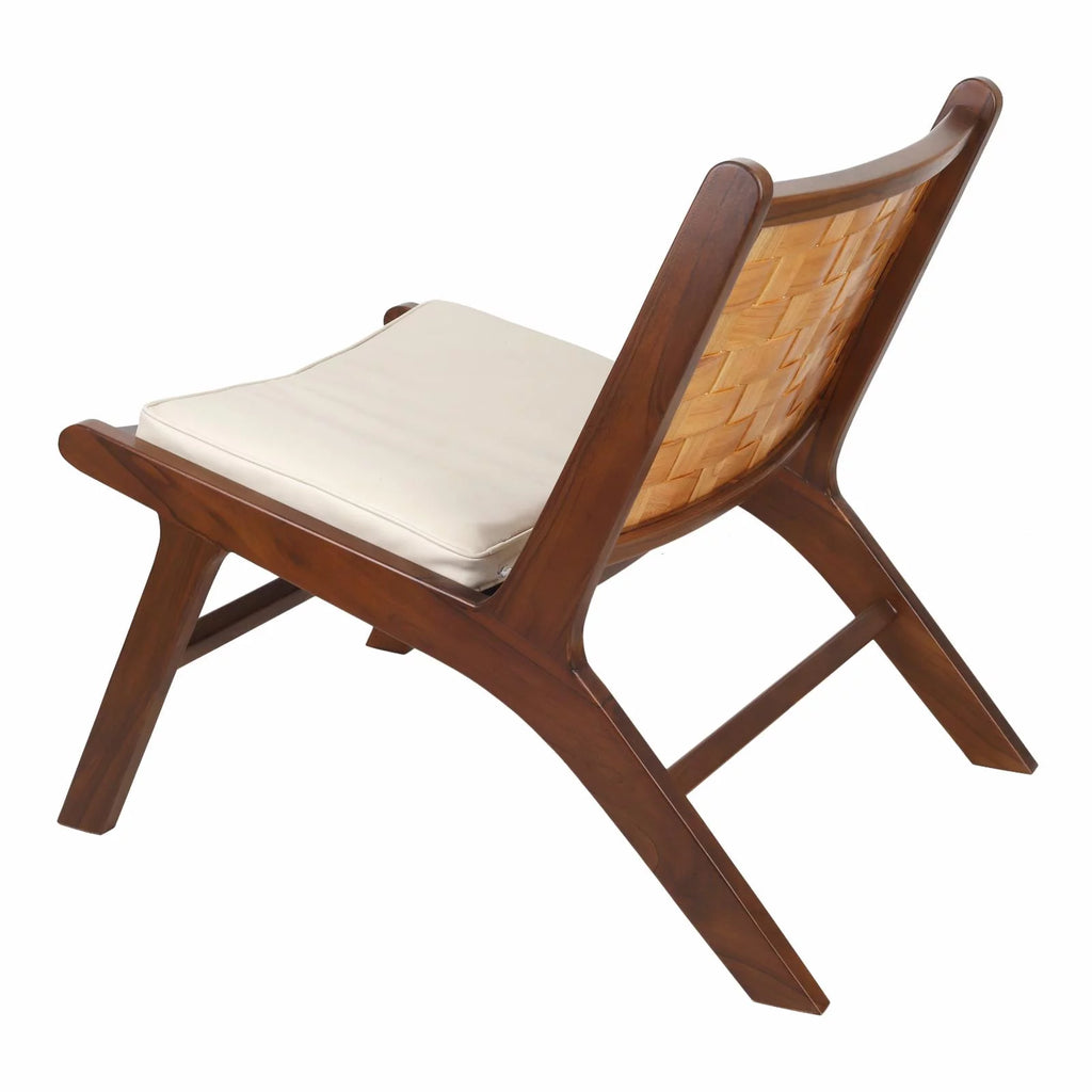 Cinnamon Brown Wood Accent Chair Y29288