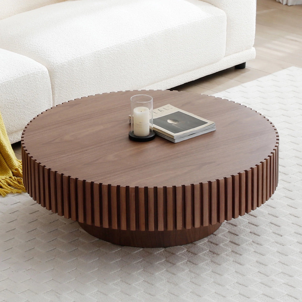 39.37'' Round MDF Coffee Table P1043
