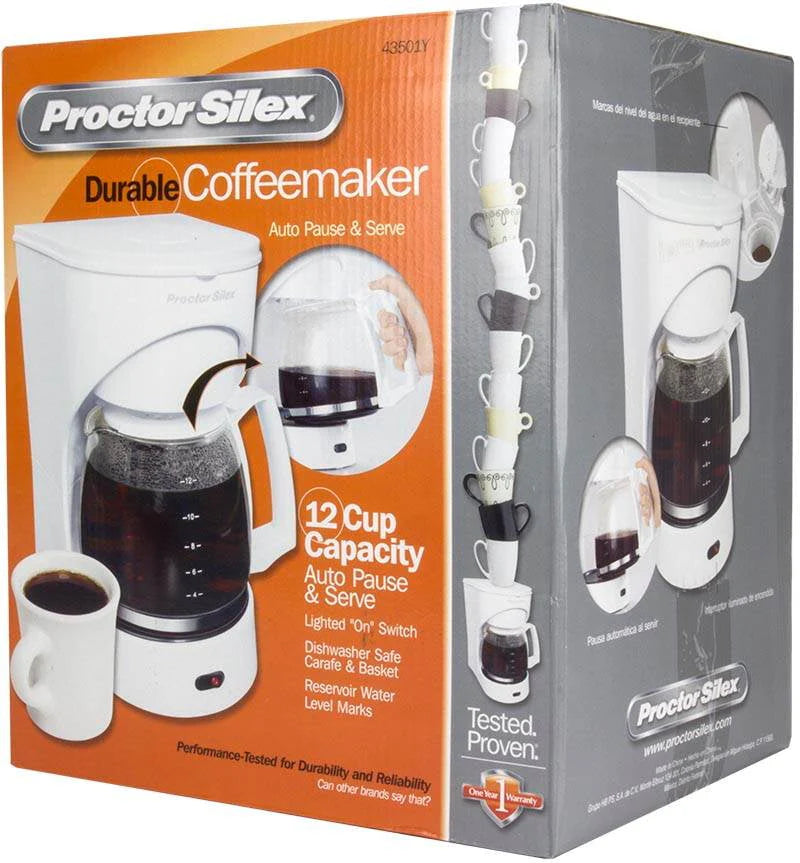 12-Cup White Coffee Maker X560