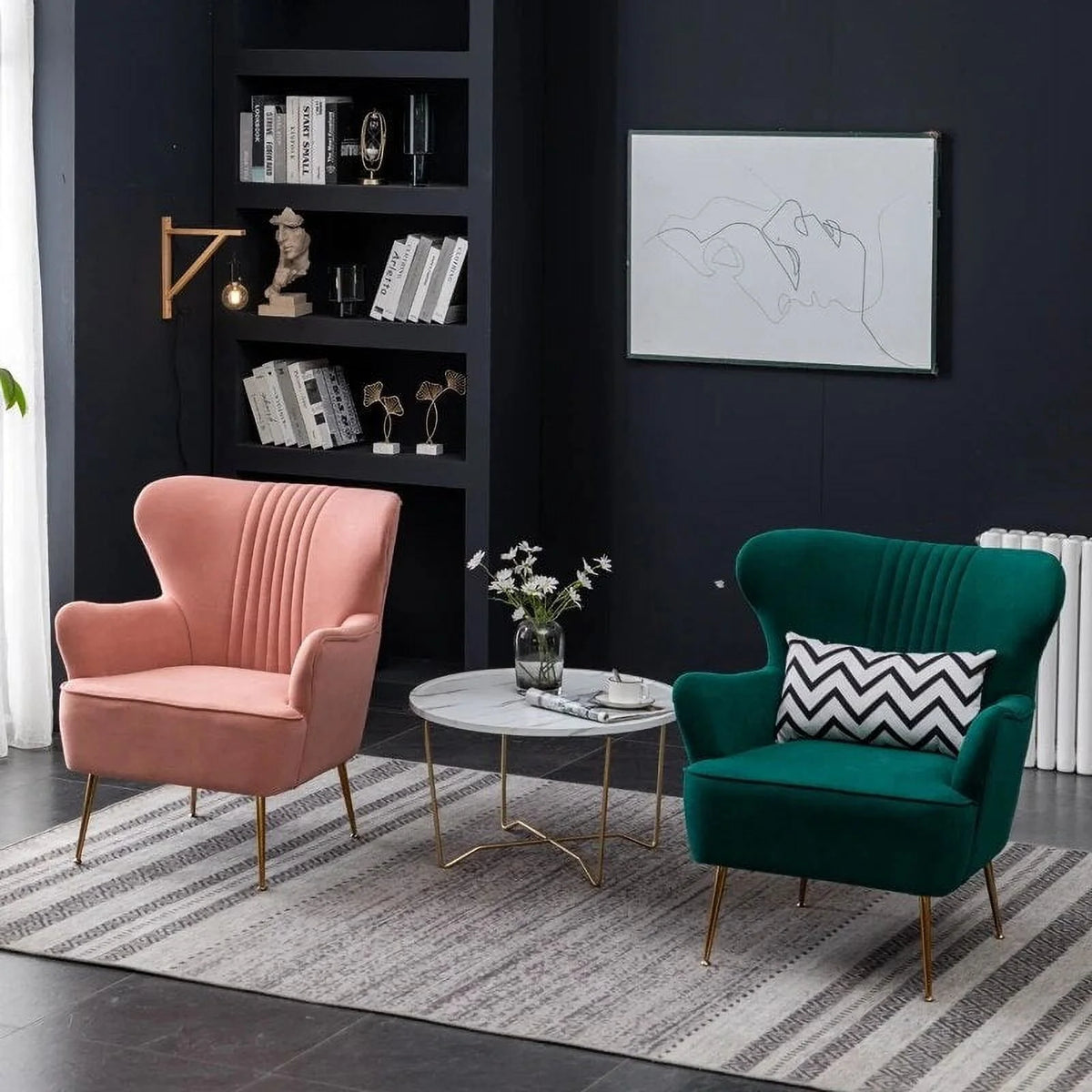 Modern Sofa Armchairs Furniture Sets D17021