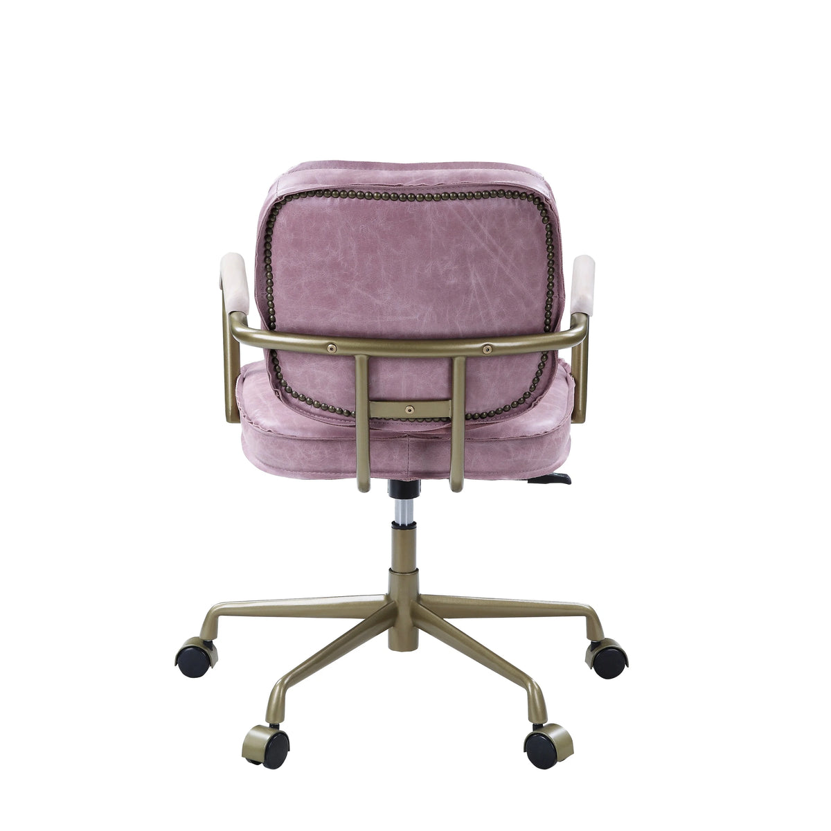 Pink Leather Office Chair U923868