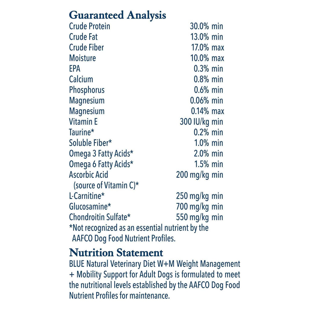 Weight Management Dry Dog Food K8445