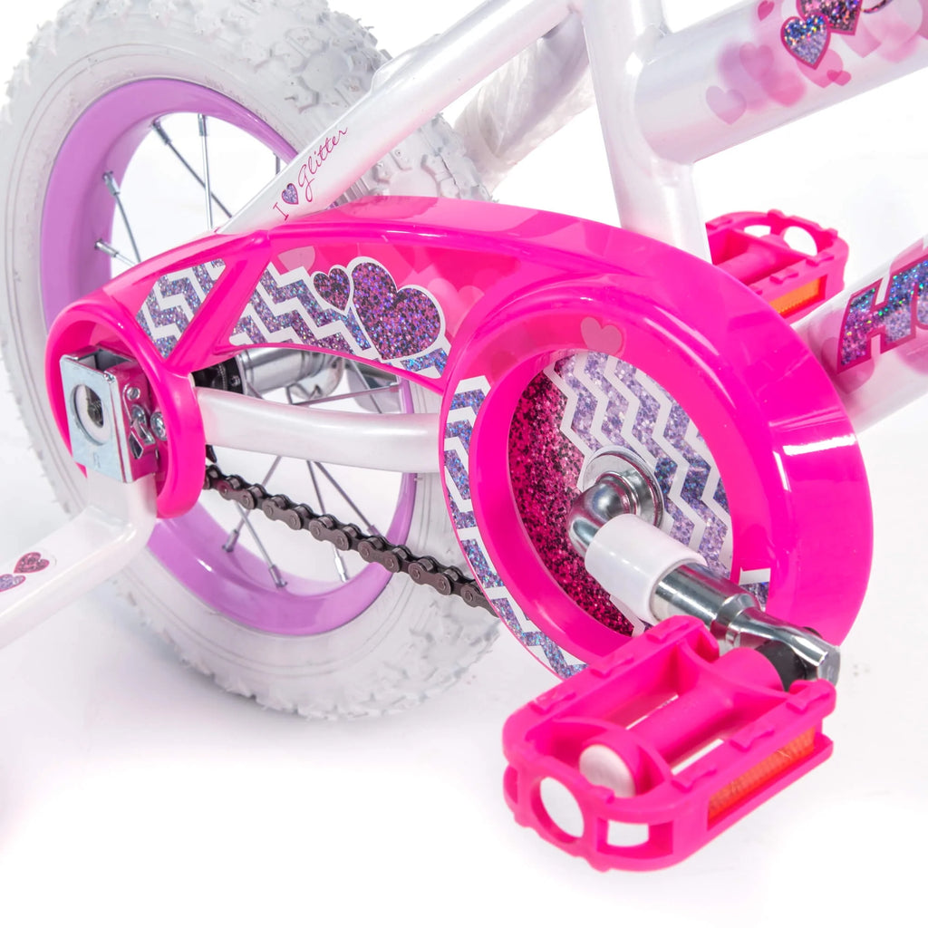 12 in. White Kids Bike U5839