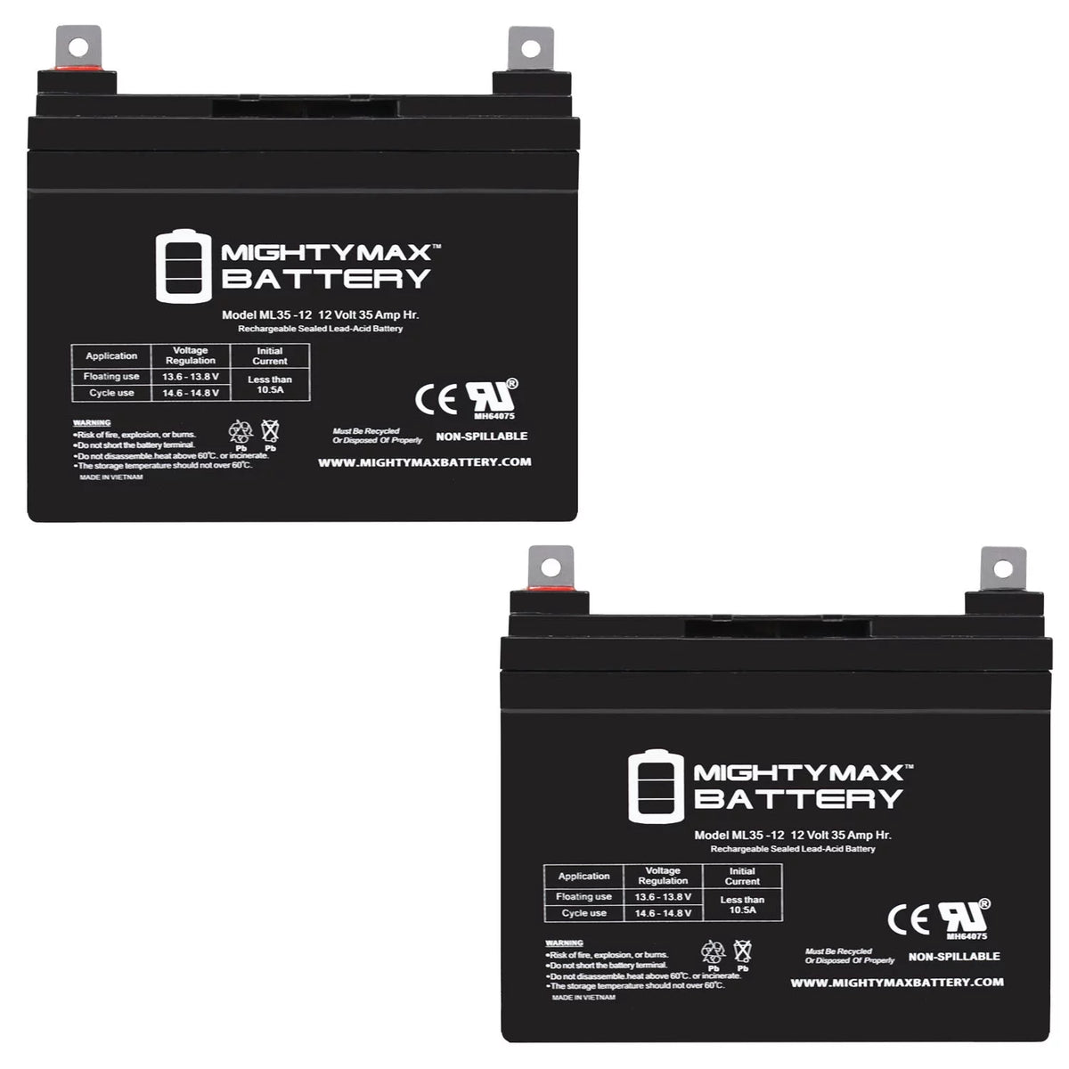 12V 35AH Sealed AGM Battery Q7165