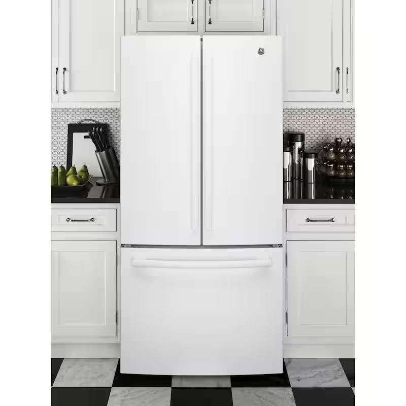 24.7 cu. ft. French Door Refrigerator in White H429