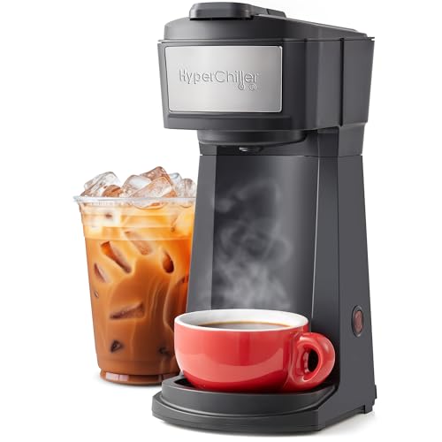 Iced/Hot Coffee Maker, 8, 10 or 12oz Pours, Black/Stainless-Steel U651