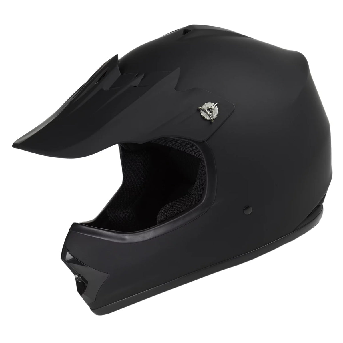 Youth Motocross ATV Off-Road Helmet DOT Approved Matte Black B886