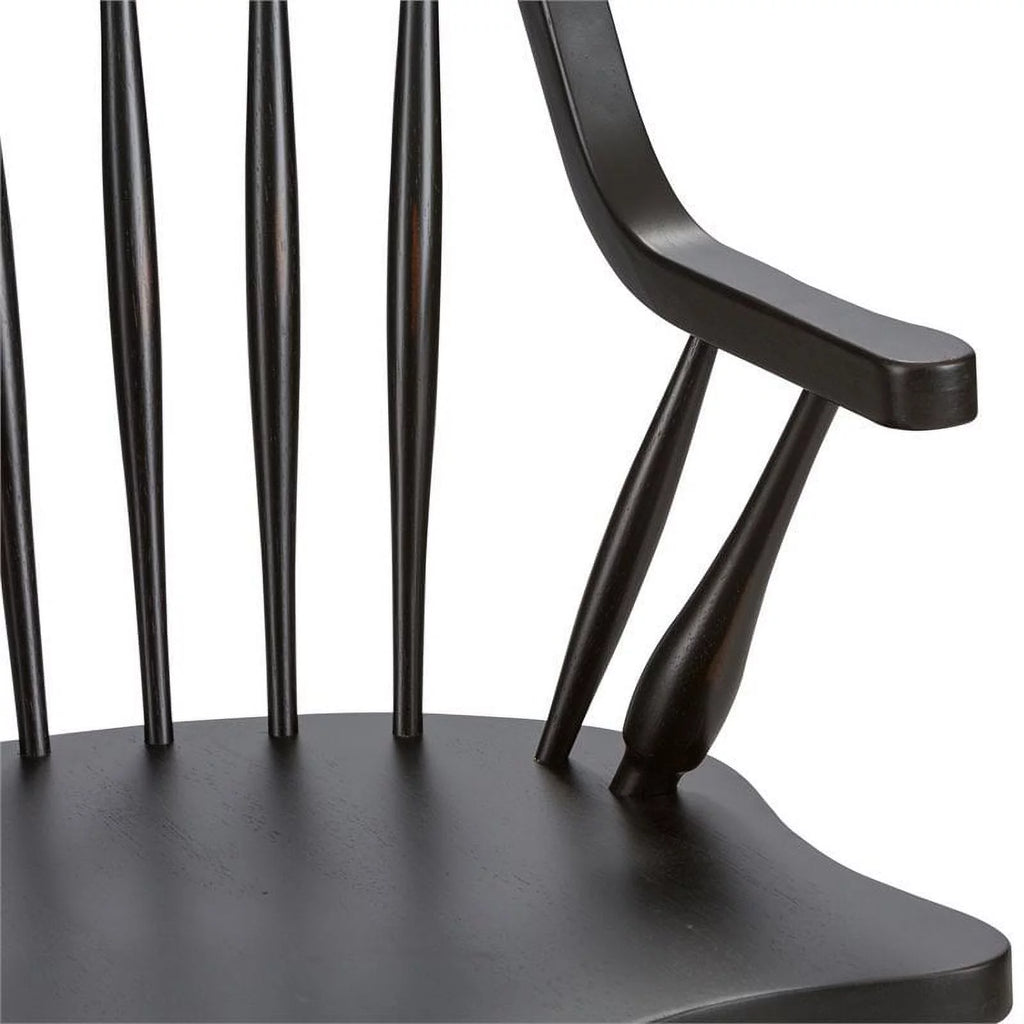 Dark Brown Windsor Back Arm Chair C5289