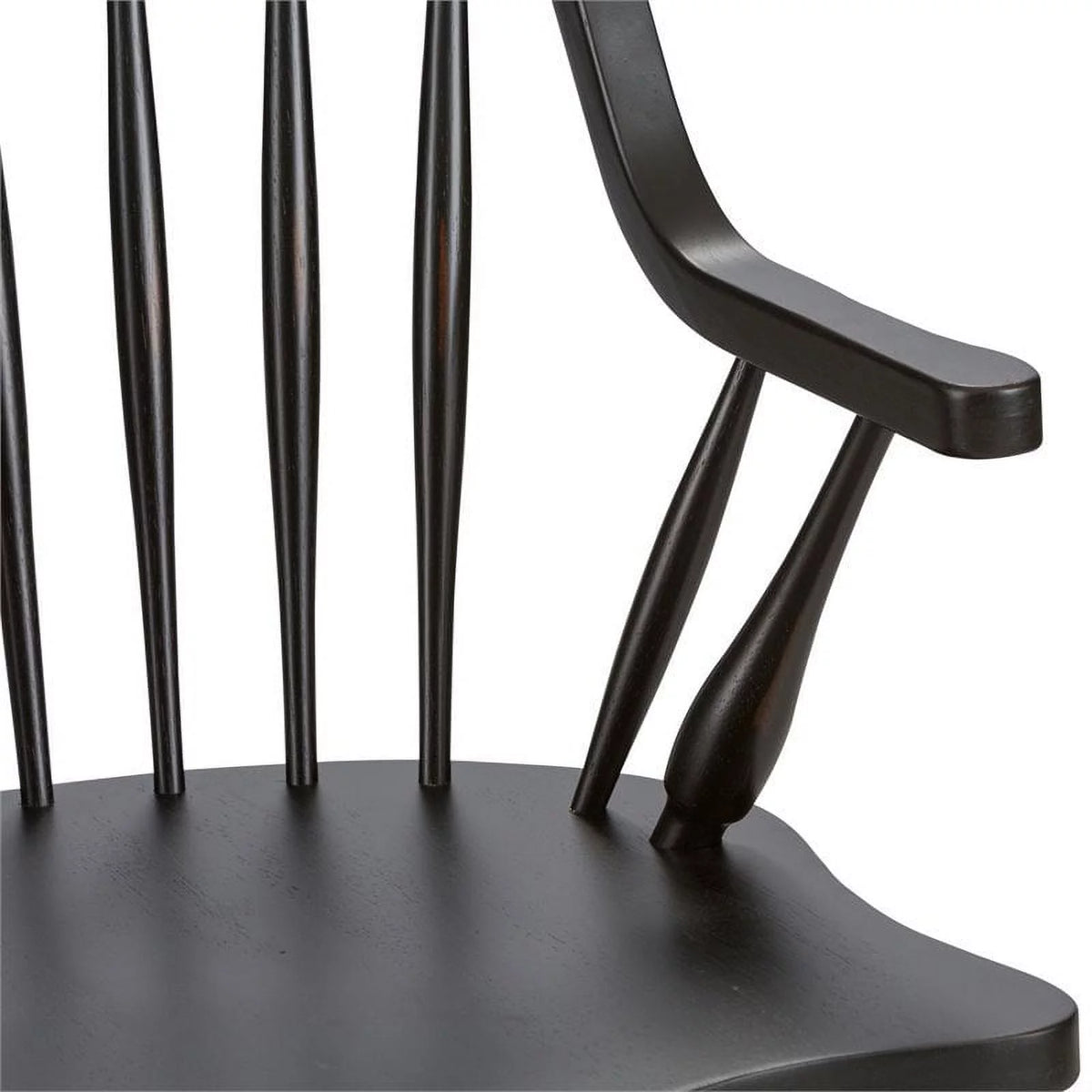 Dark Brown Windsor Back Arm Chair C5289