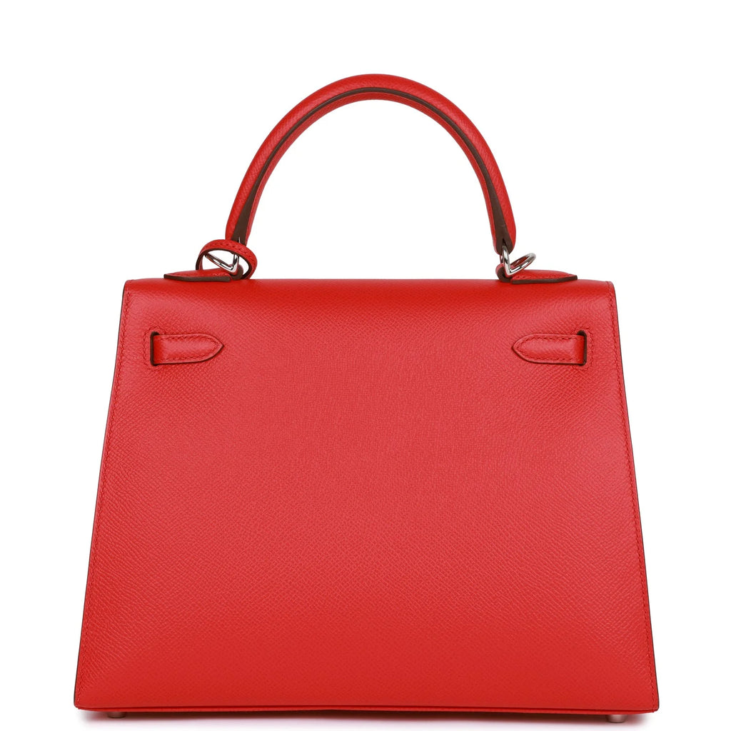 Red Epsom Leather Handbag Y19312