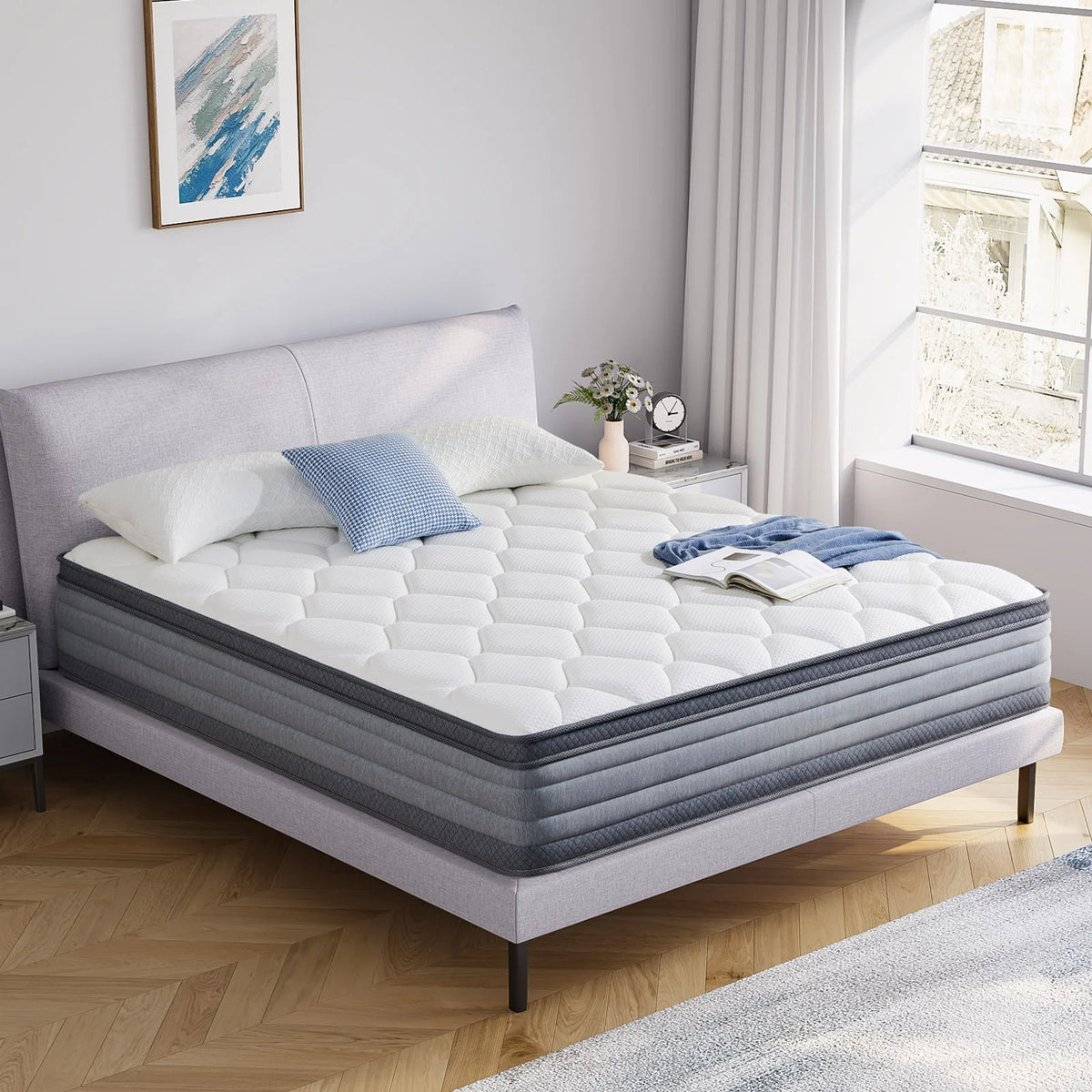 Queen 12 Hybrid Gel Memory Foam Innerspring Mattress V38280