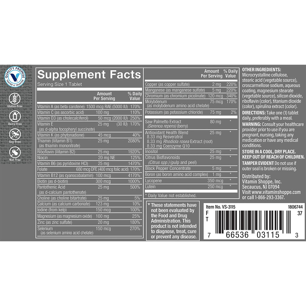 One Daily Men's Multivitamin 60 Tablets C731