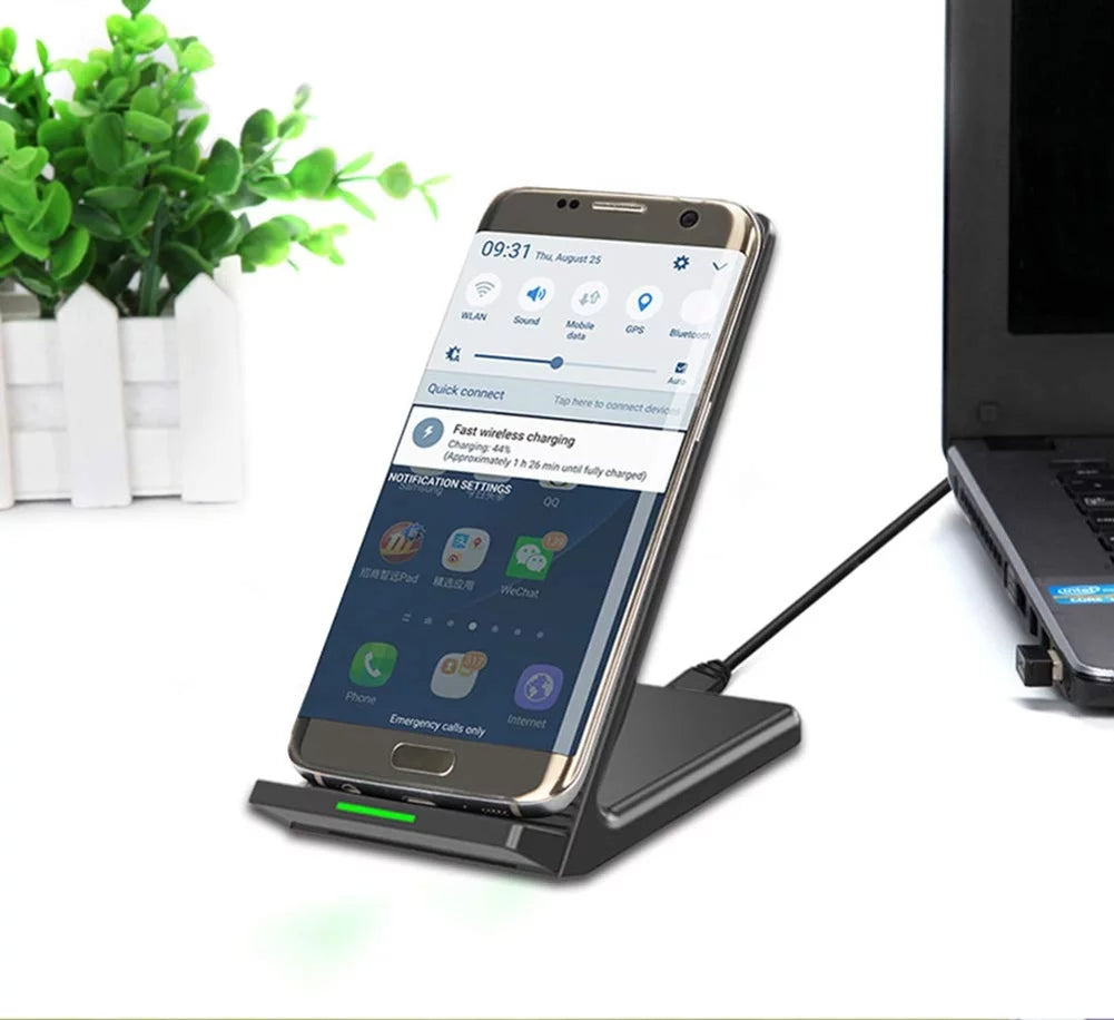 10W Fast Wireless Charger Stand Detachable 2-Coils Charging Pad L663255