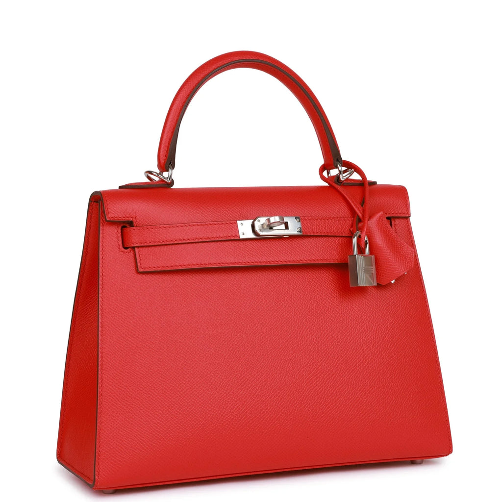 Red Epsom Leather Handbag Y19312