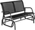 2-Person Outdoor Glider Bench Black H66764