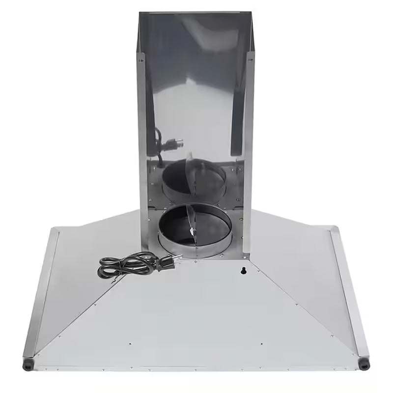 30 in. Stainless Steel Ductless Wall Mount Range Hood with Carbon Filter Kit M327897