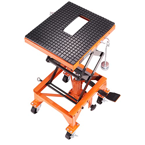 350 lbs Hydraulic Motorcycle Lift Table with Wide Deck R356552