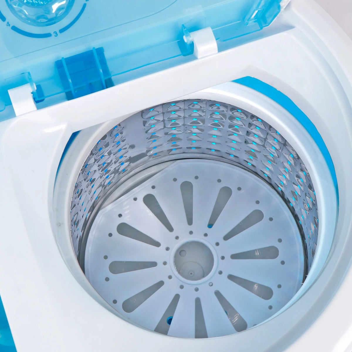 Portable Mini Twin Tub Washing Machine 9.9lbs Capacity M60726