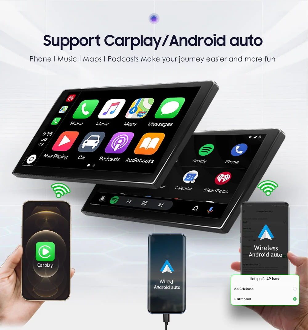 9 Touch Screen 2+32GB GPS Navigation Android 12 Car Stereo Radio R210