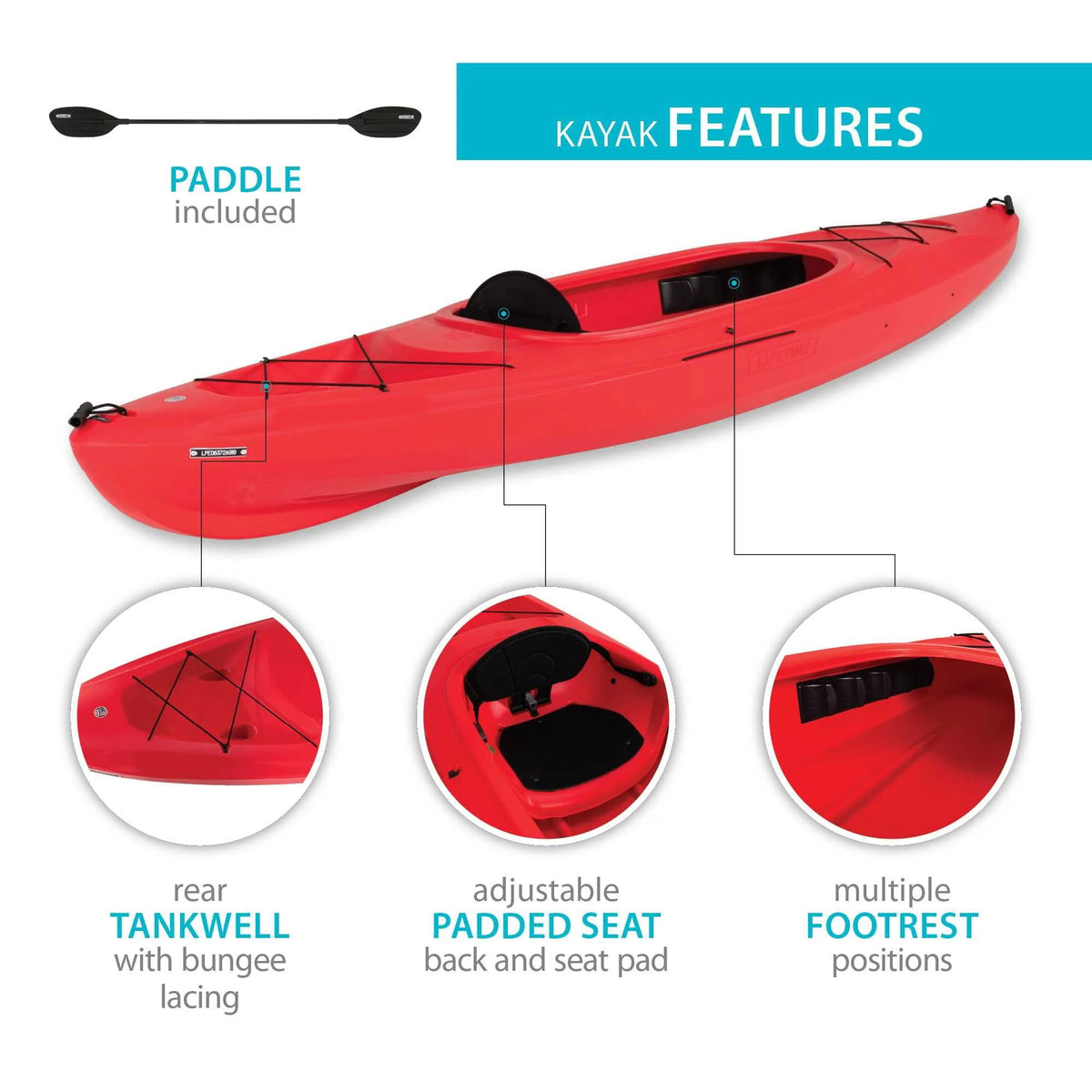 10 ft Sit-Inside Kayak Z38451