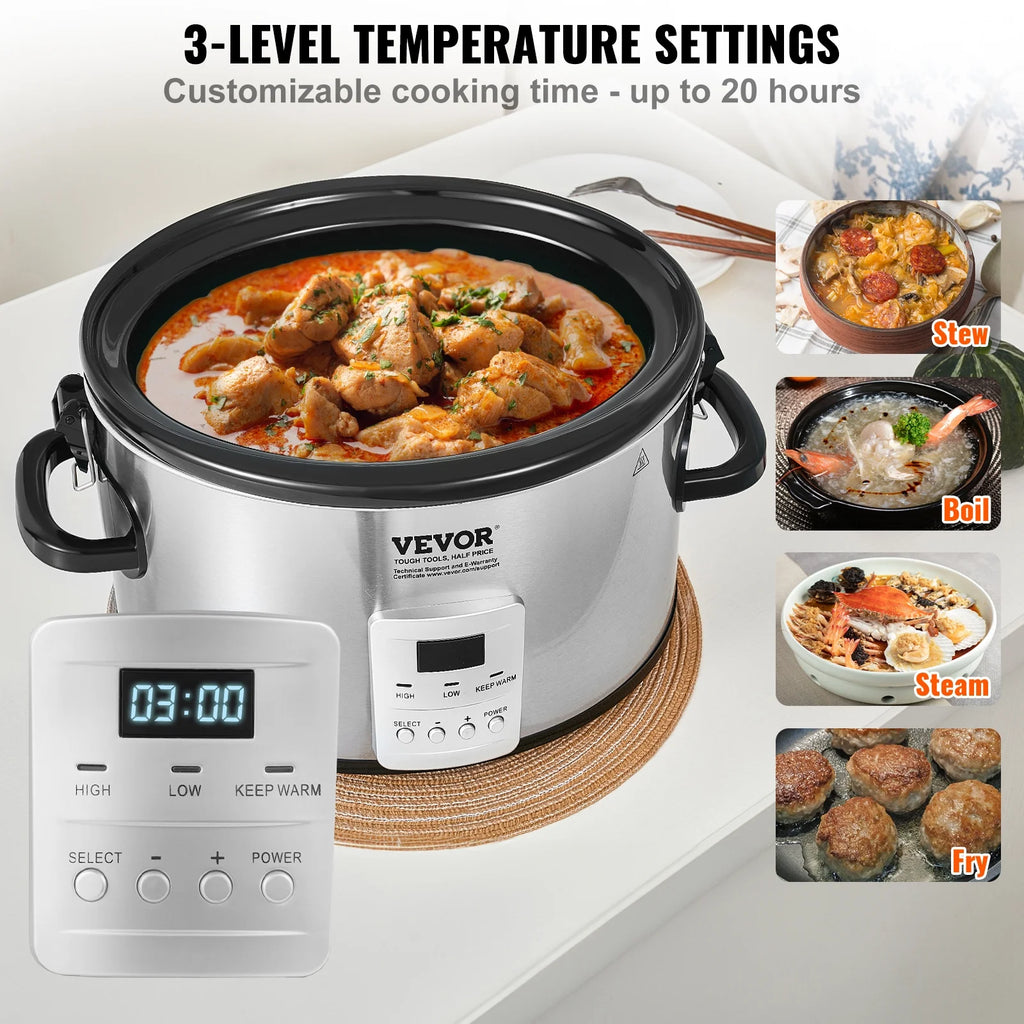 8QT Electric Slow Cooker L137375