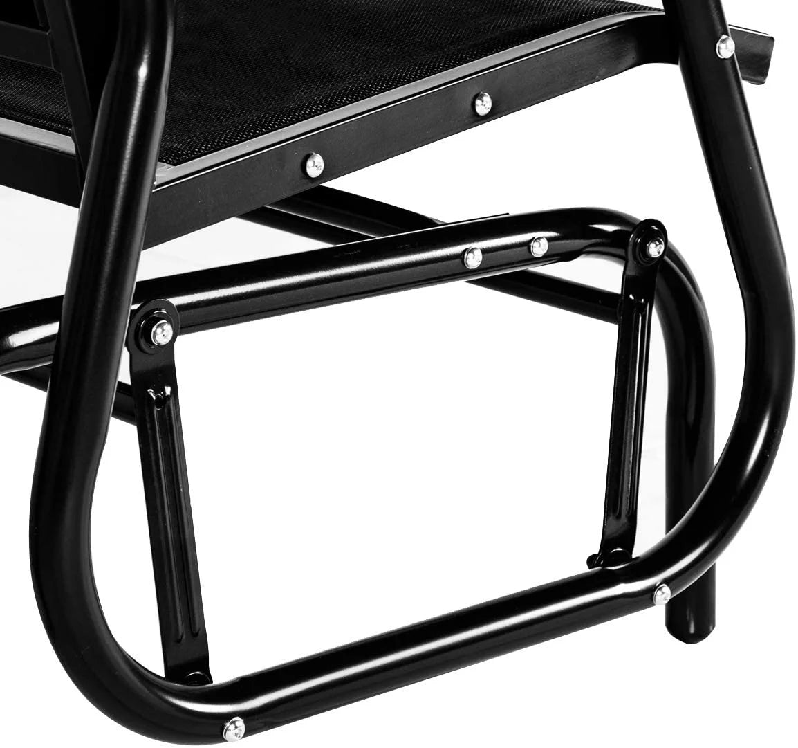 2-Person Outdoor Glider Bench Black H66764