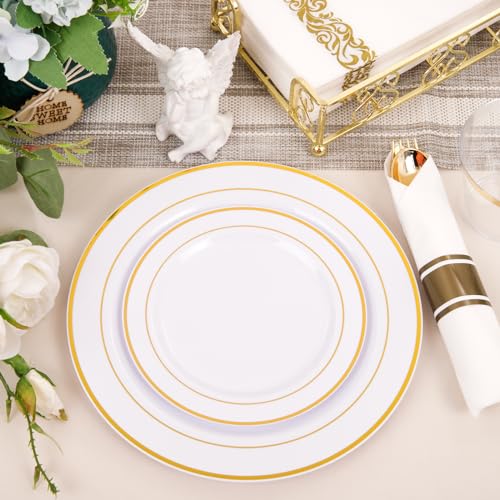 350 Piece Gold Dinnerware Set for 50 Guests R402
