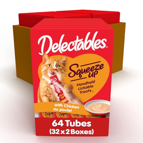 Lickable Wet Cat Treats Chicken 16 Count V935
