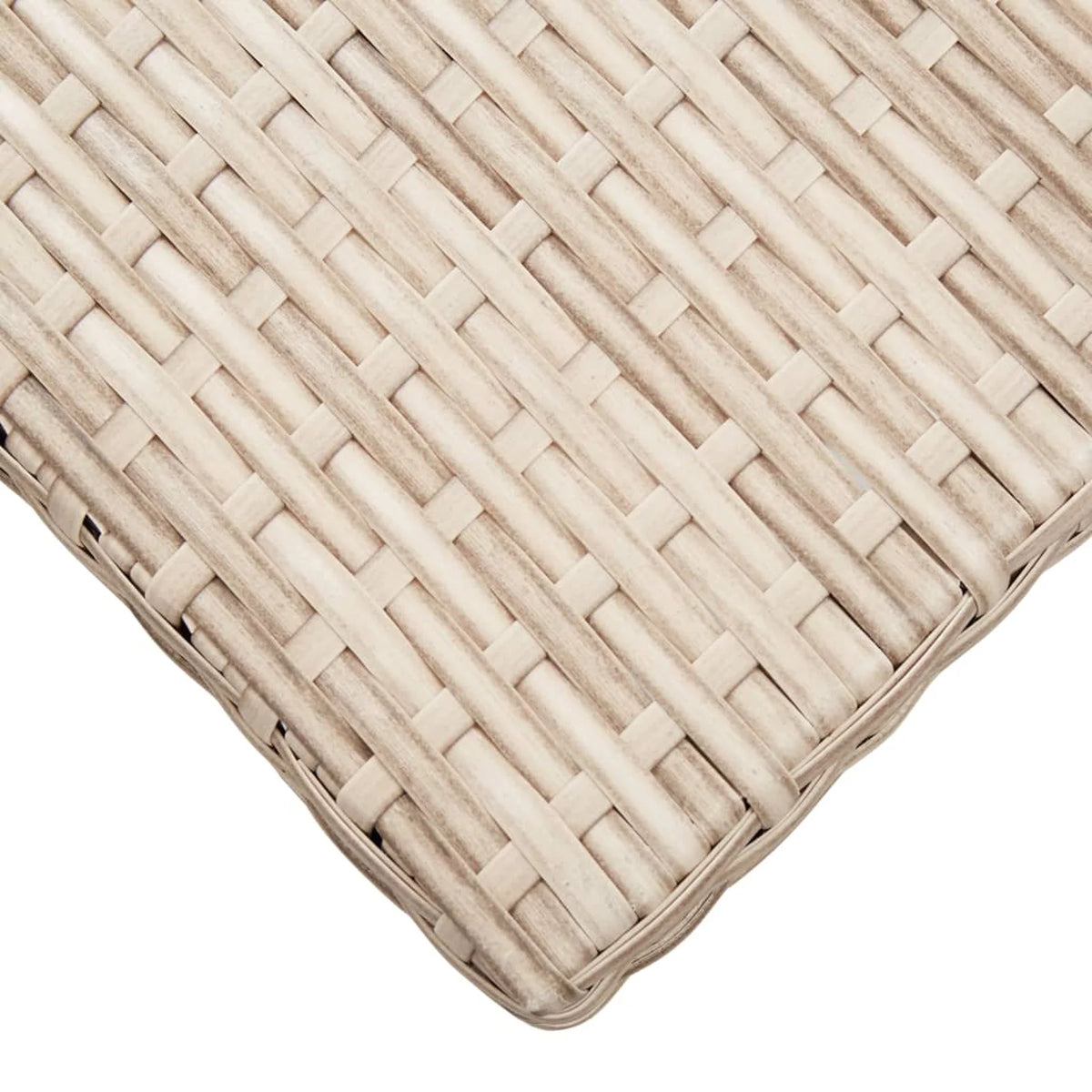 Beige Poly Rattan Coffee Table T624