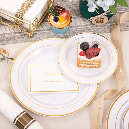 350 Piece Gold Dinnerware Set for 50 Guests R402