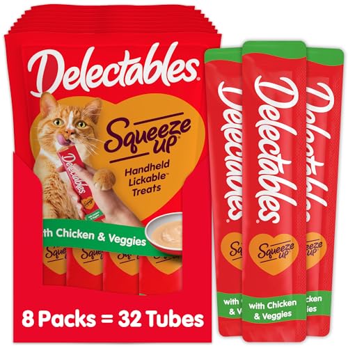 Lickable Wet Cat Treats Chicken 16 Count V935
